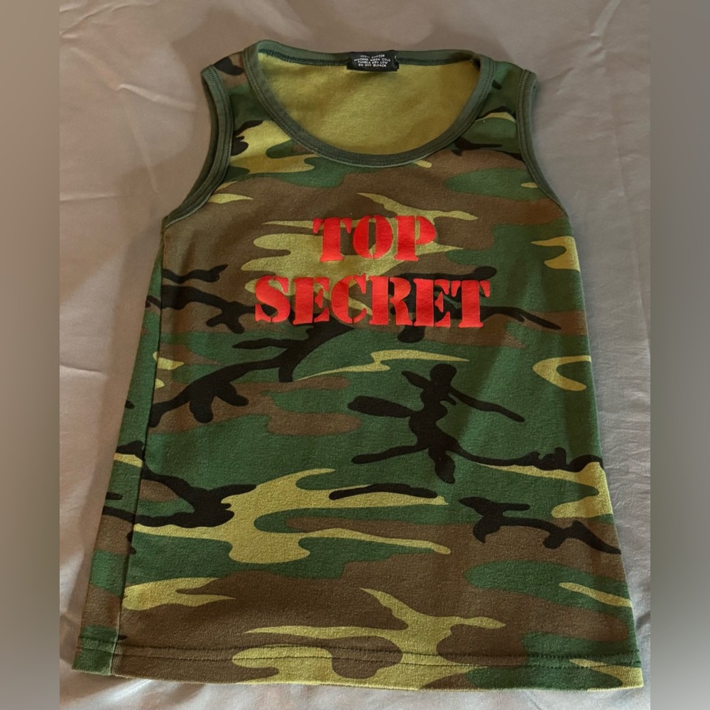 Y2K Women’s Camo Tank Top
